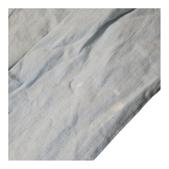 Allen B. Chambray and Crochet Button Up Denim Top embroidery southwest Small - Picture 7 of 9